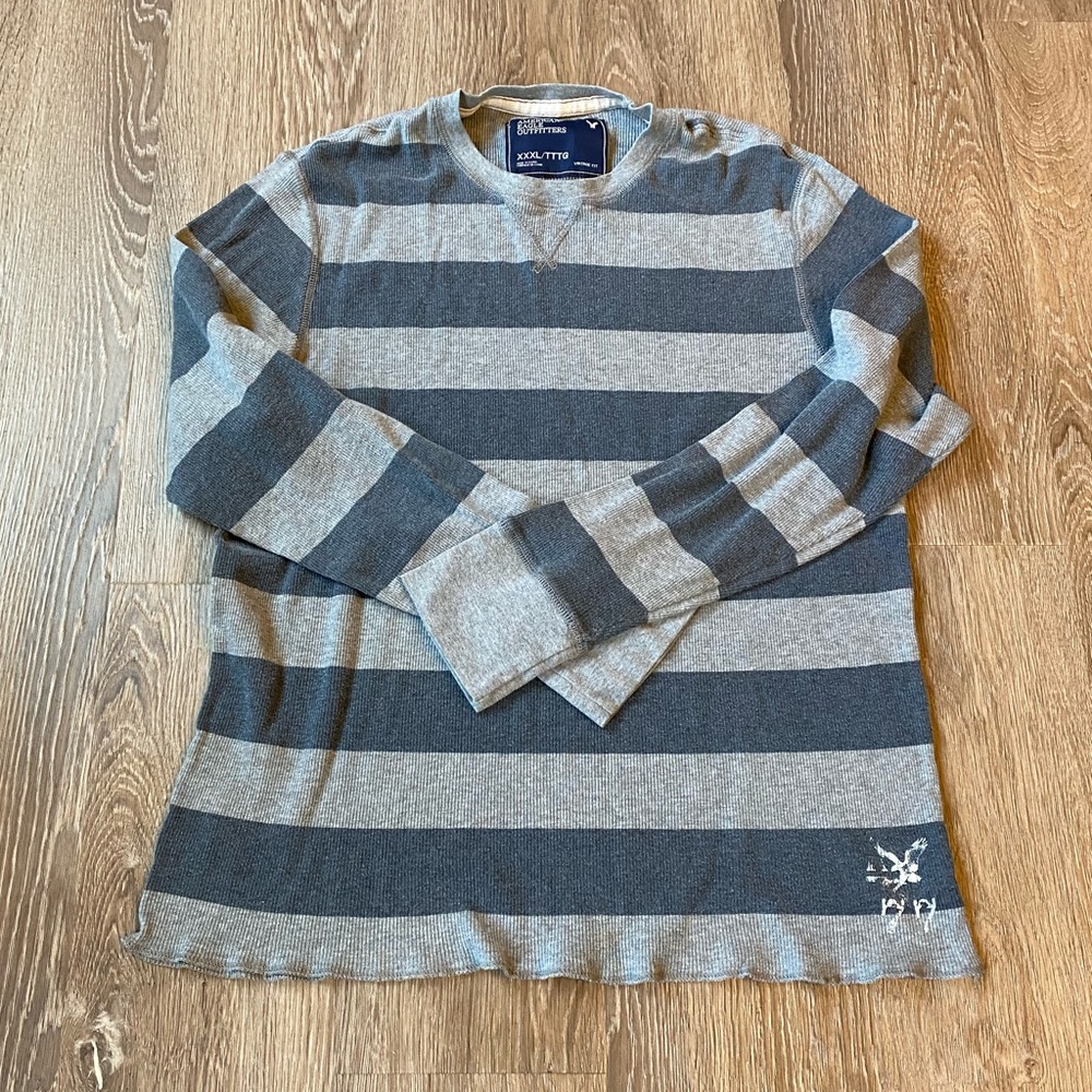 American Eagle waffle knit long sleeve. XXXL.